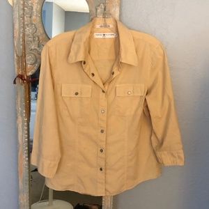 Tommy Hilfiger Snap Closure Blouse
